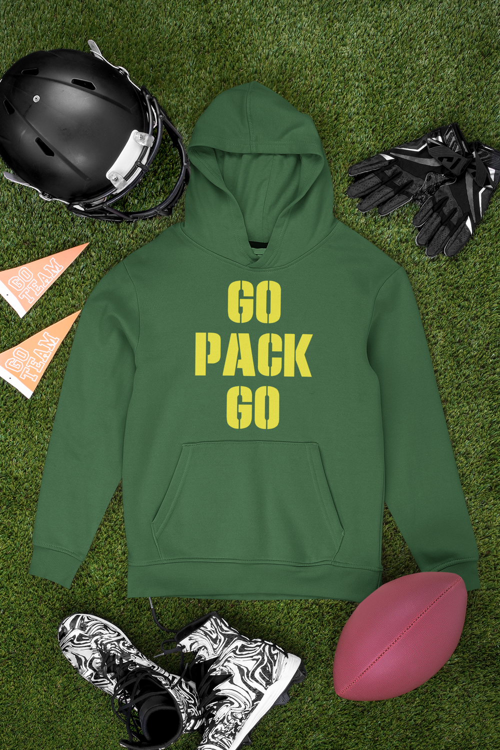 Go Pack Go Green Bay Mens T-shirt 