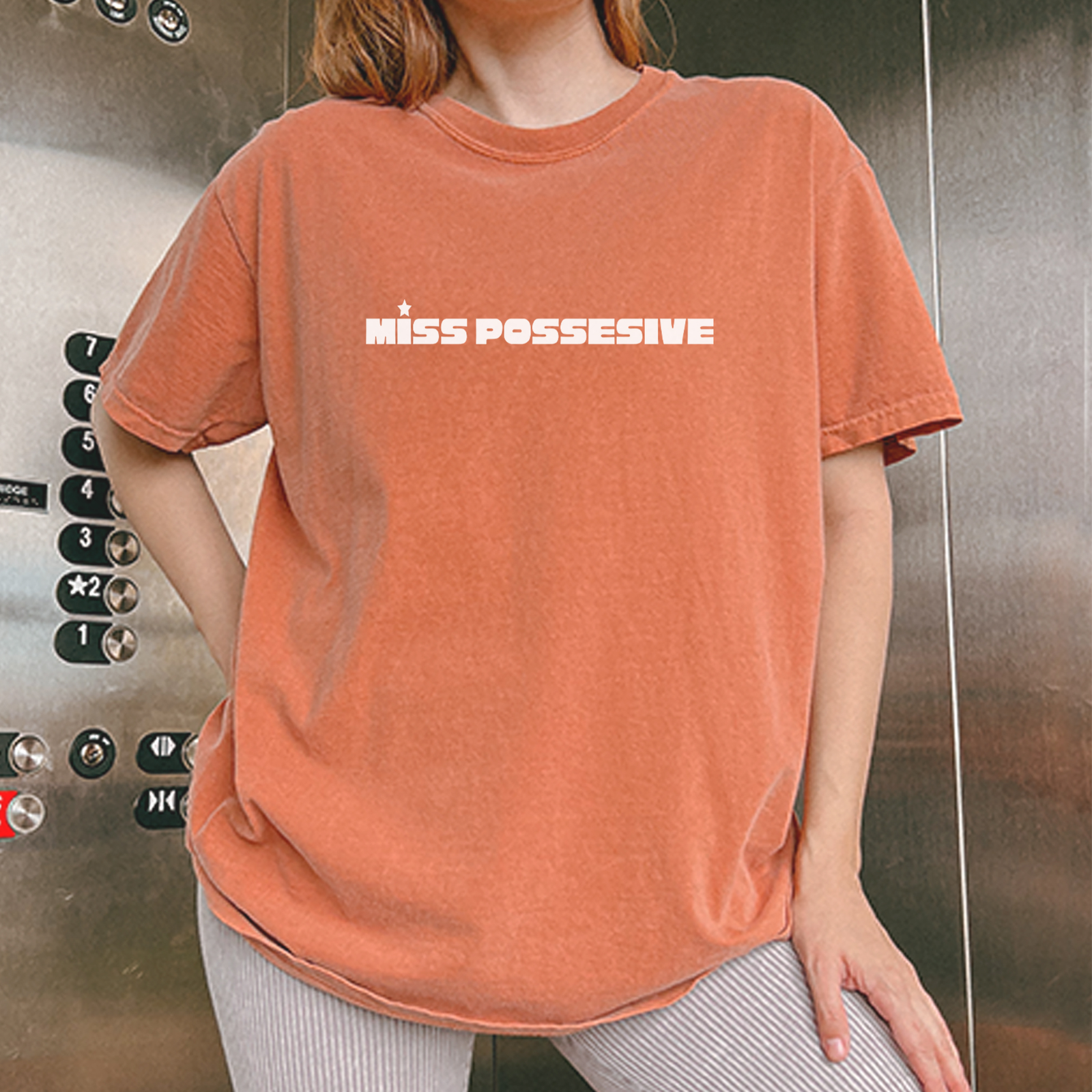 Miss Possessive Music Mens T-shirt Hot Pink