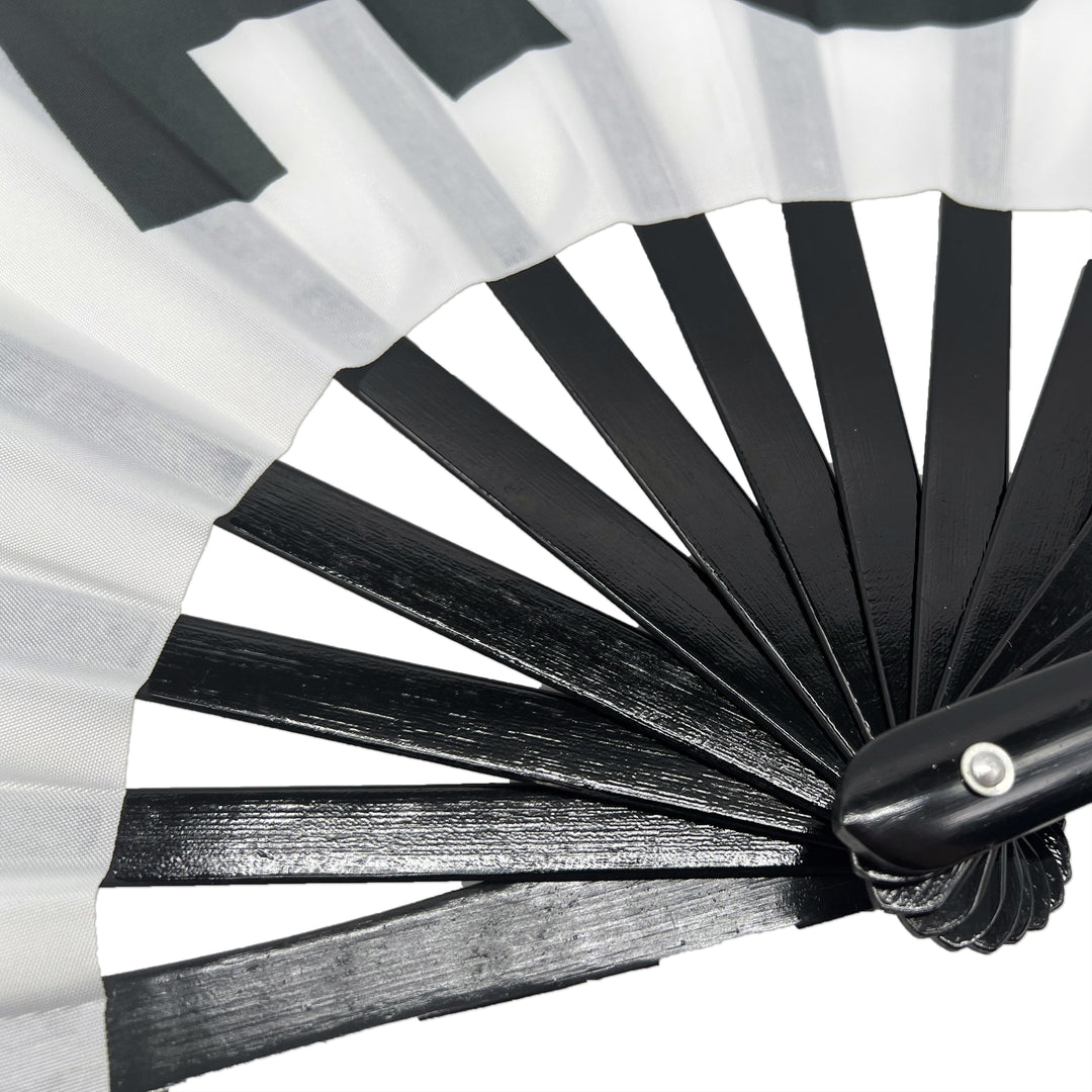 CHOP Large Concert Hand Fan - Foldable Handheld Celebration Fan, Perfect for Festivals, Raves, Abanicos de Mano para Fiesta