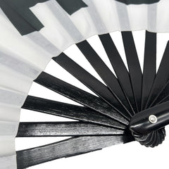 CHOP Large Concert Hand Fan - Foldable Handheld Celebration Fan, Perfect for Festivals, Raves, Abanicos de Mano para Fiesta