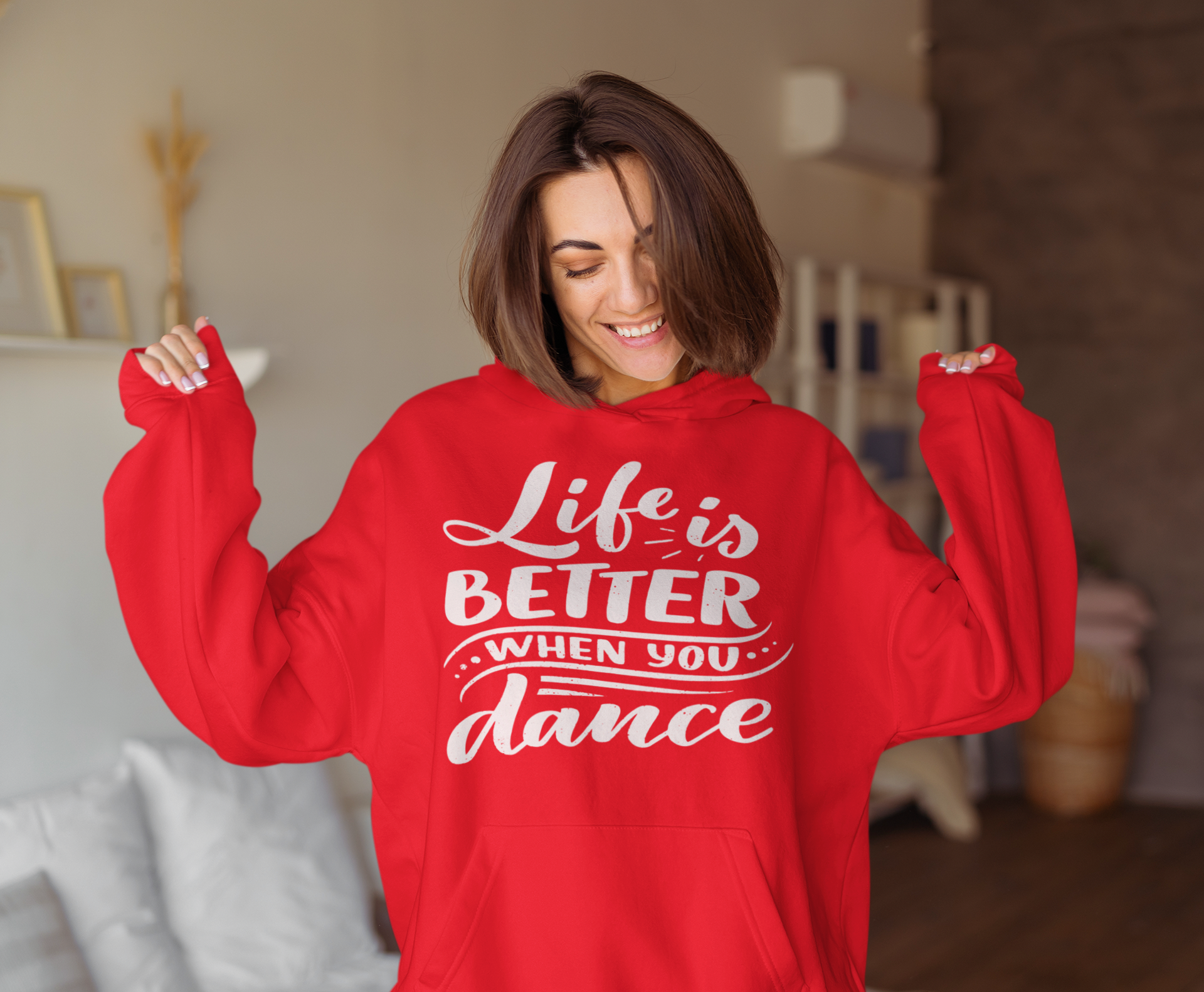 Life is Better When You Dance Mens T-shirt Black