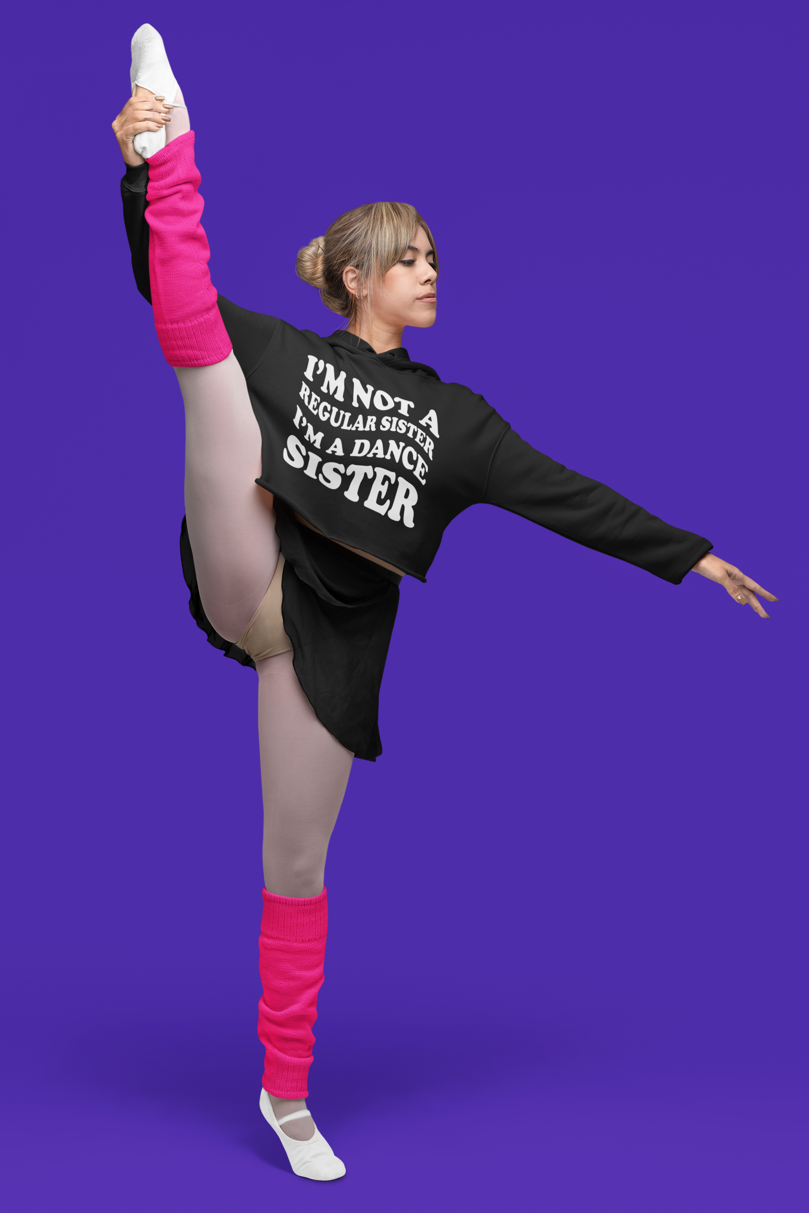 I'm Not A Regular Sister, I'm A Dance Sister Mens T-shirt Black