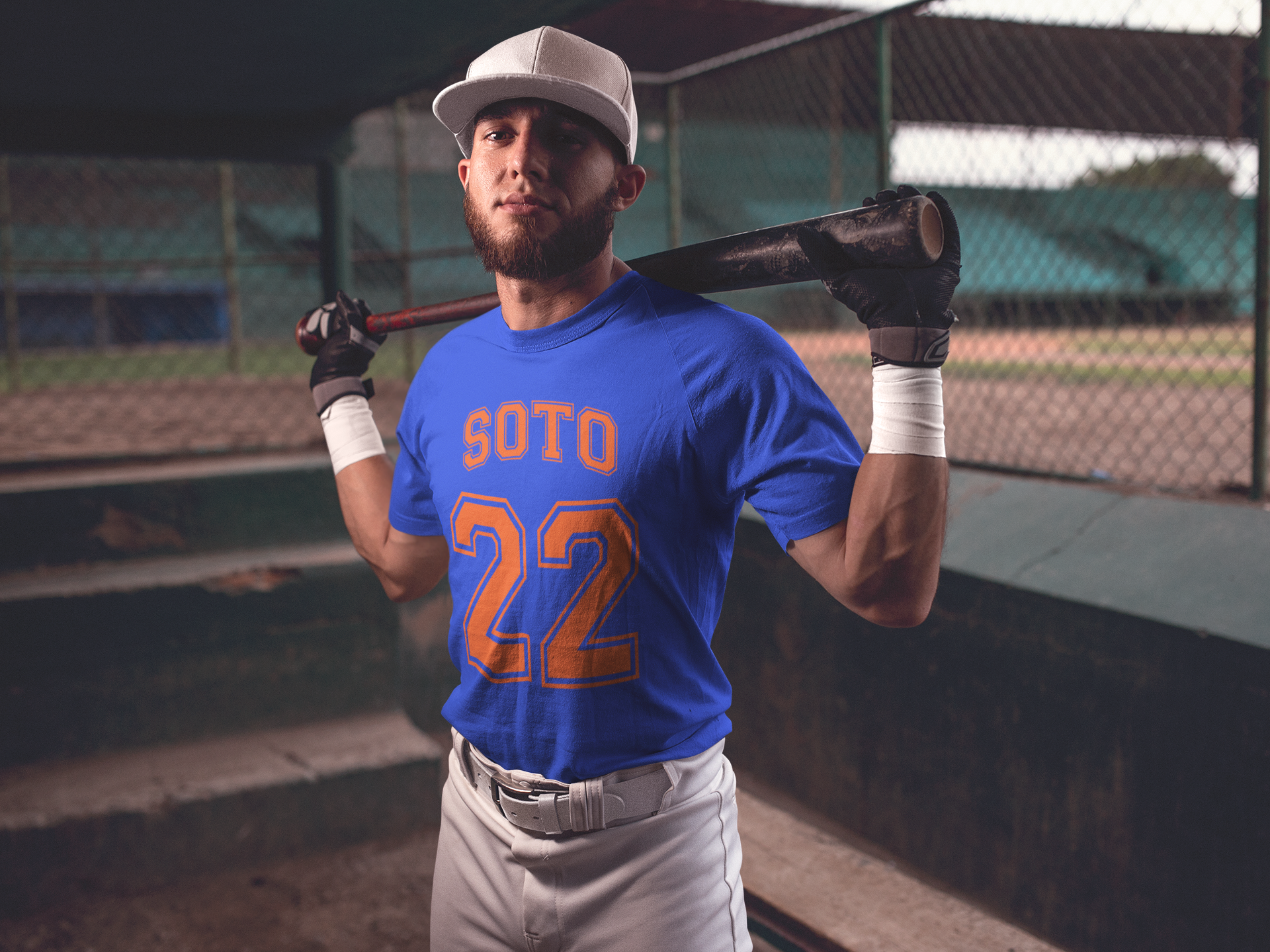 Soto Number 22  Mens T-shirt Royal Blue