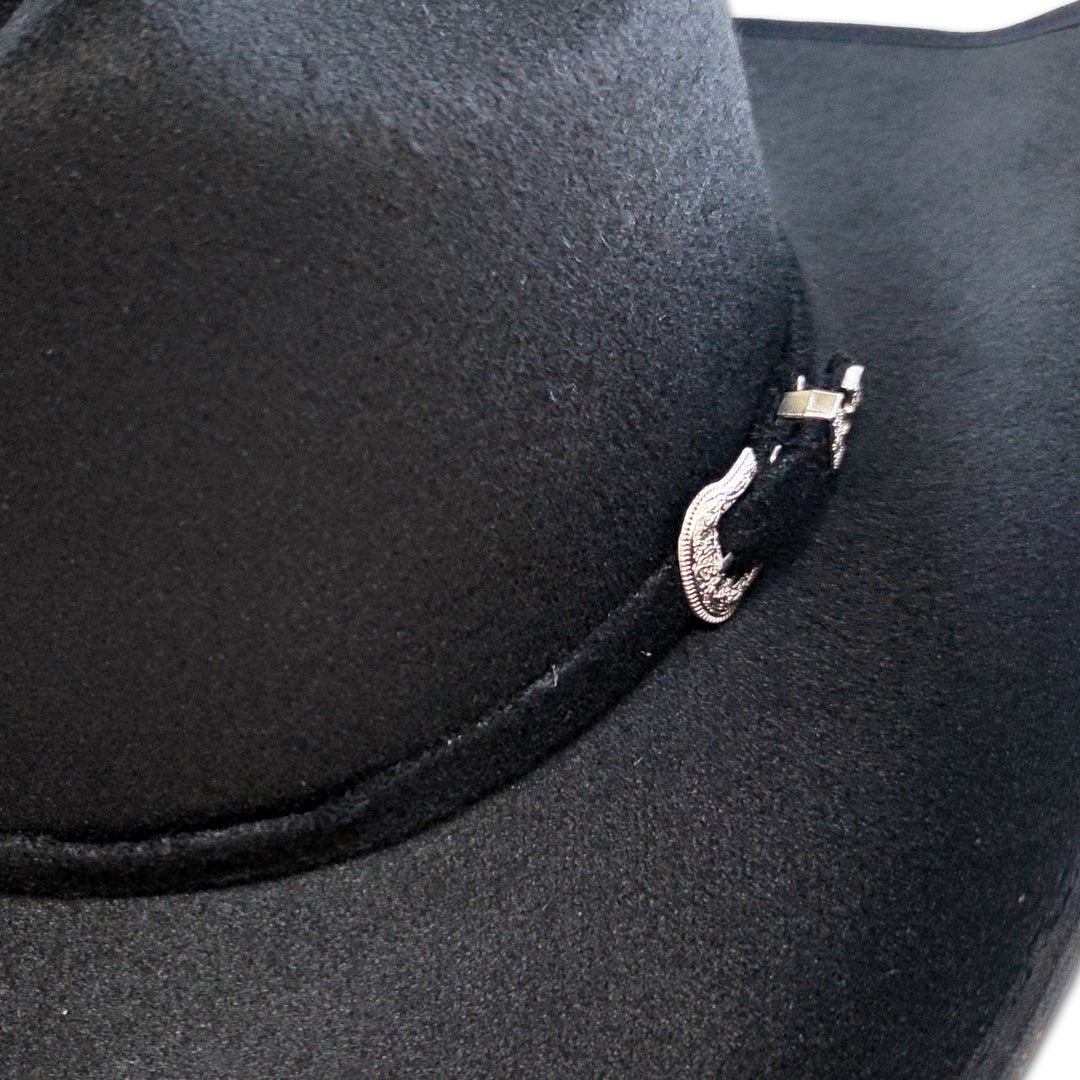 Authentic Western Style Cowboy Hat for Women: Handcrafted Stetson-Inspired Design with Distressed Finish - Perfect for Rodeos, Festivals, and Everyday Chic