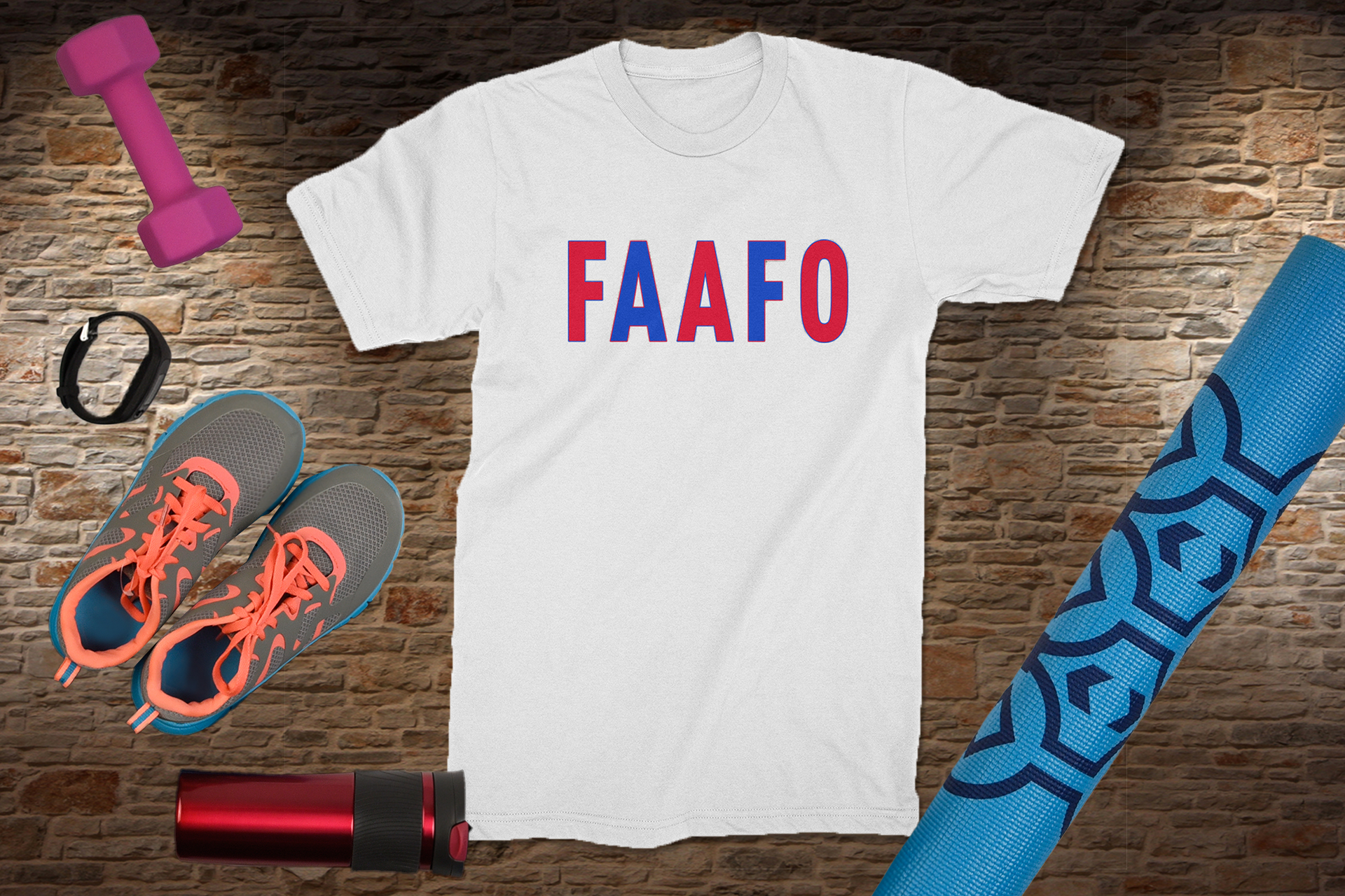 FAAFO Olympic Team USA Shirt Mens T-shirt White