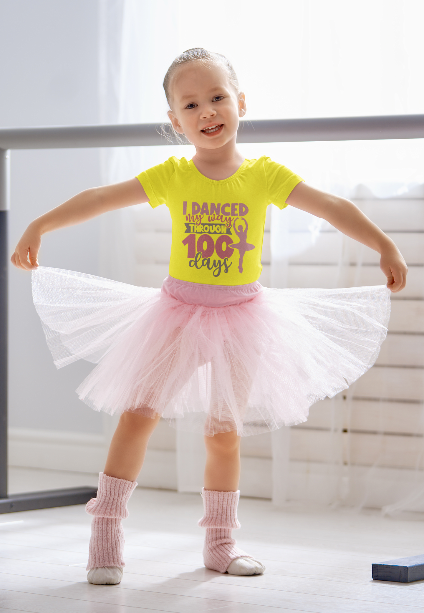 I Danced My Way Through 100 Days Of School  Mens T-shirt Tie-Dye Jellybean