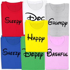 Sleepy - 7 Dwarfs Costume Mens T-shirt 