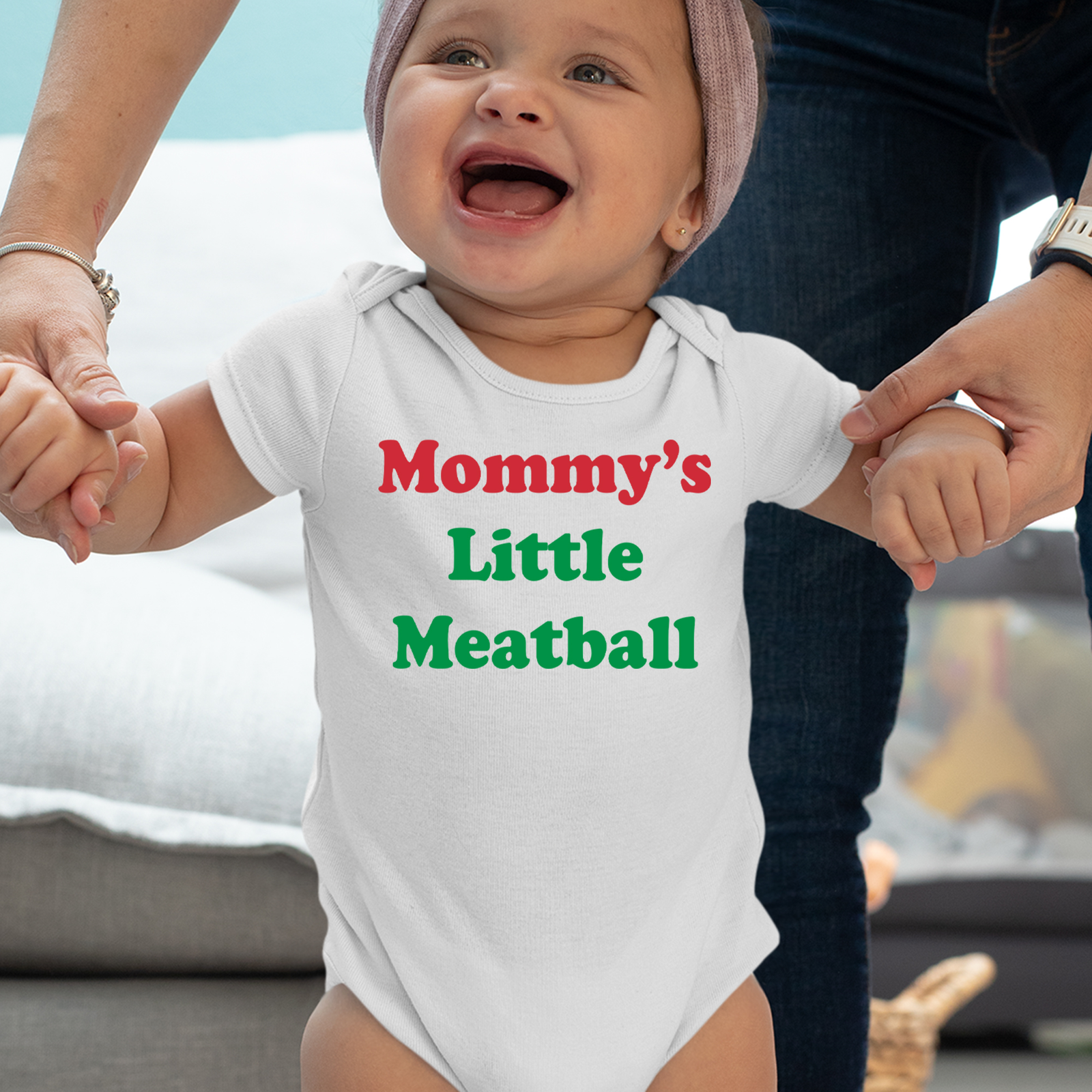 Mommy's Little Meatball Love Island Men's T-shirt White