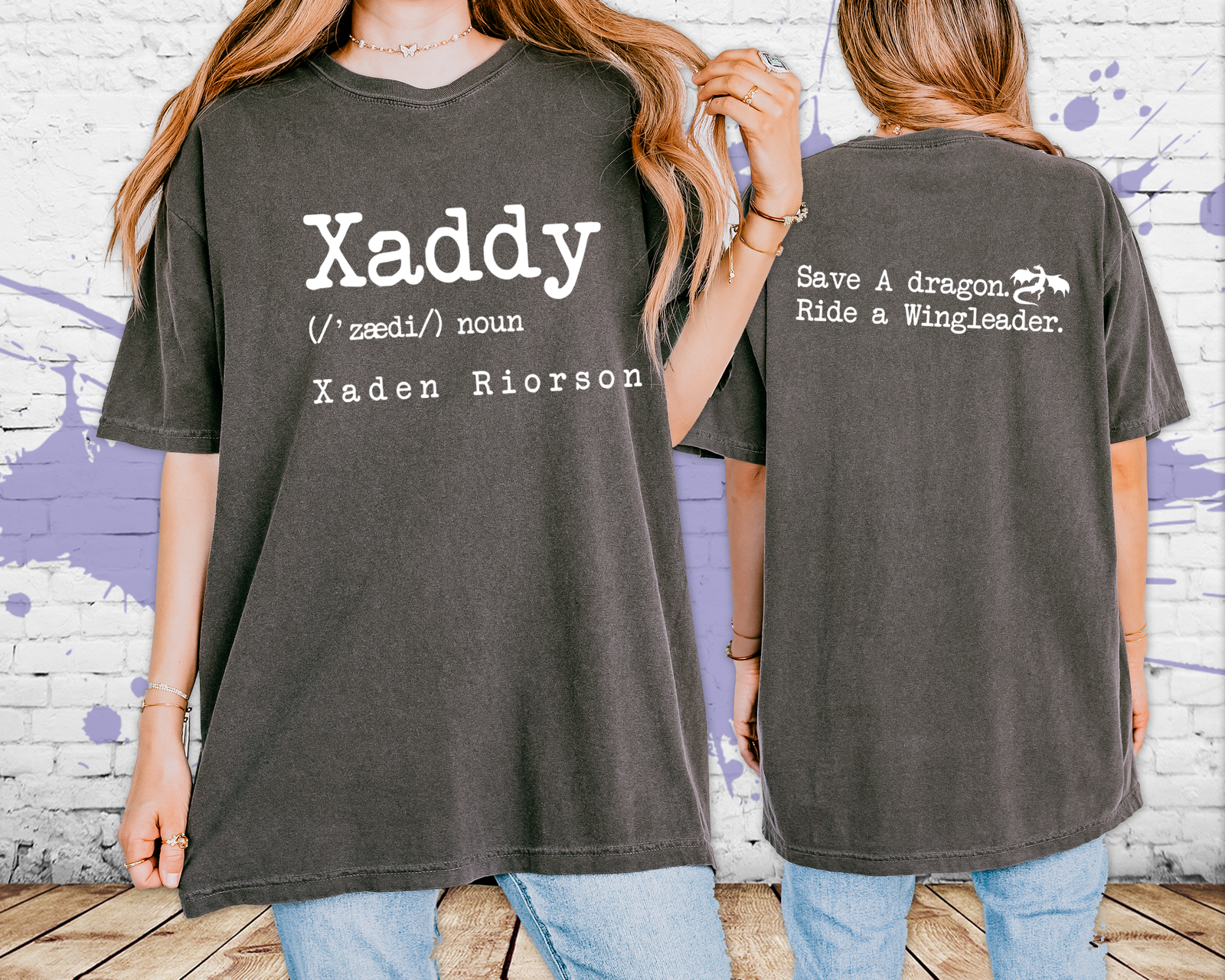 Xaddy Save A Dragon Ride A Wingleader Mens T-shirt Black