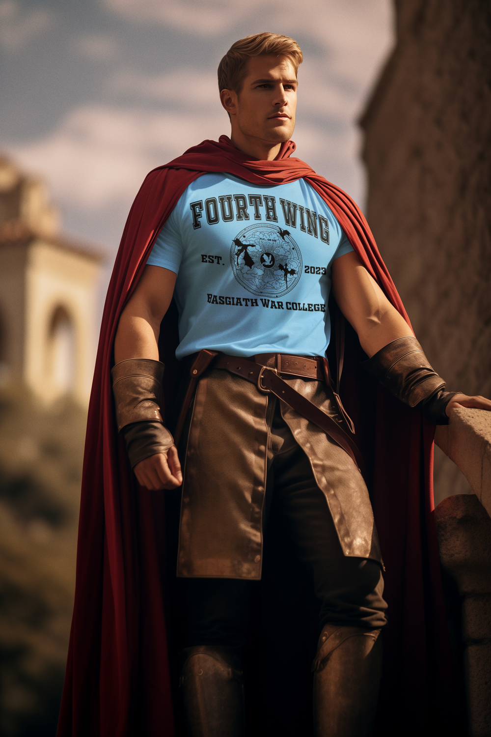 Fourth Wing Basgiath War College Mens T-shirt 