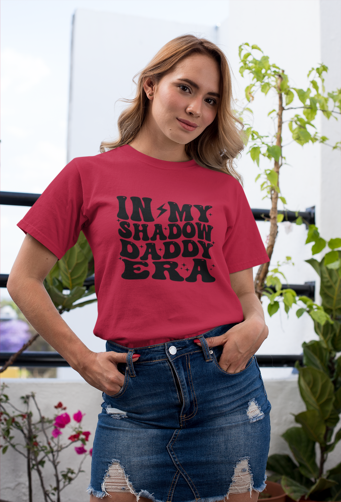 In My Shadow Daddy Era Romantasy Mens T-shirt Heather Grey