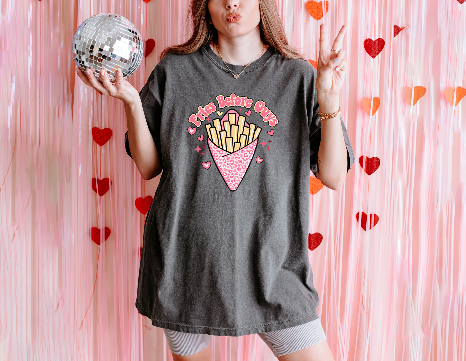 Fries Before Guys Vintage Soft Unisex T-shirt