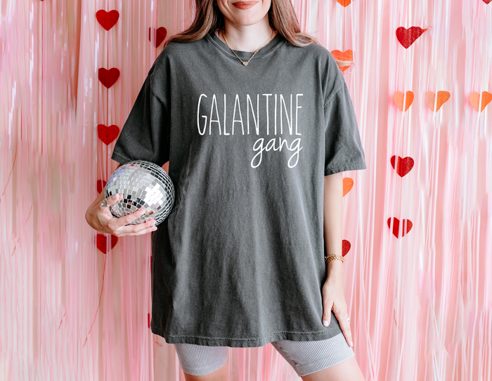 Galentine Gang Valentine's Shirt Vintage Soft Unisex T-shirt