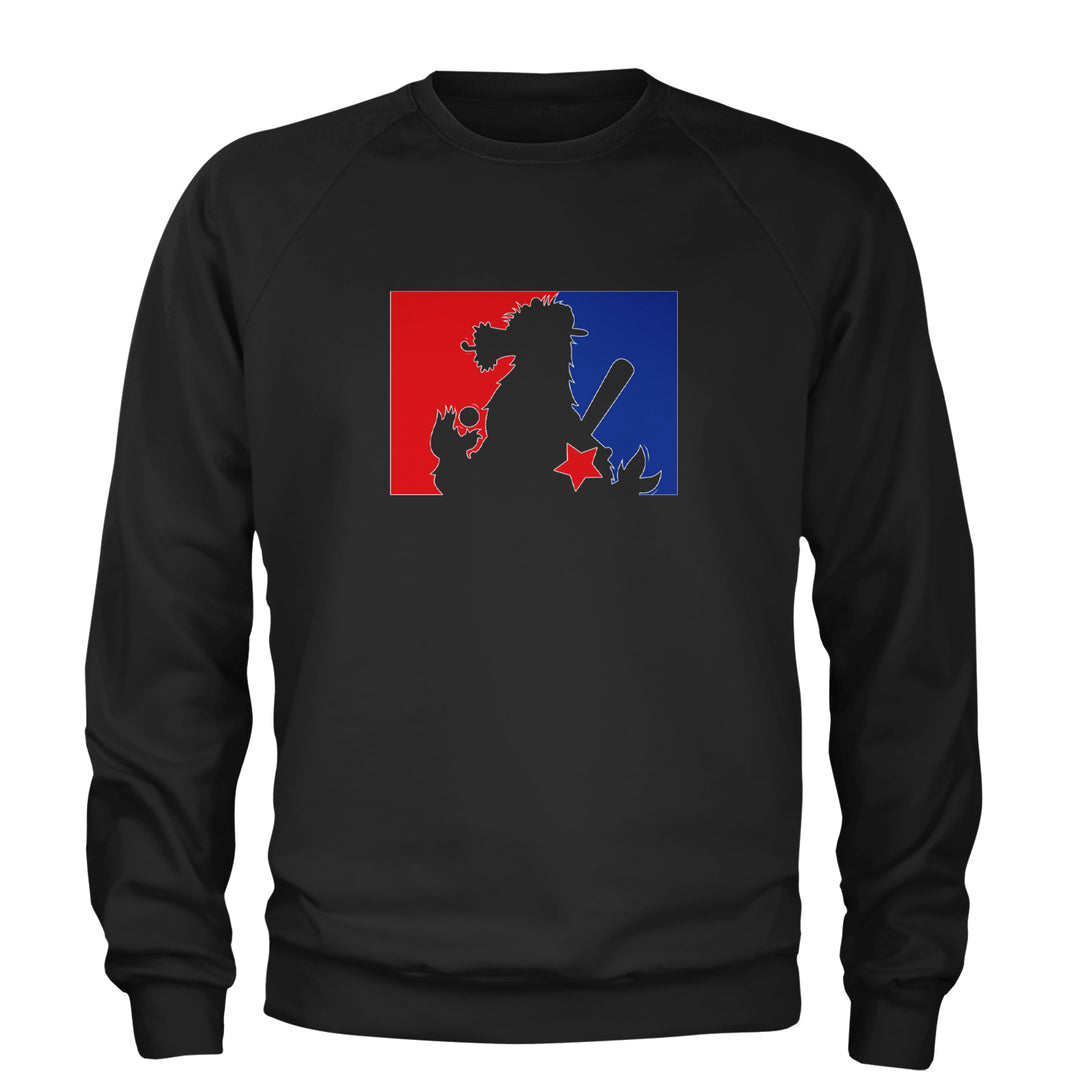 Philly Baseball Phan graphic on Unisex Heavyweight Fleece Crewneck Sweatshirt in Black