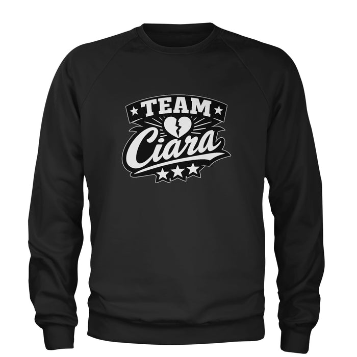 Team Ciara Scamanda Broken Heart Adult Crewneck Sweatshirt