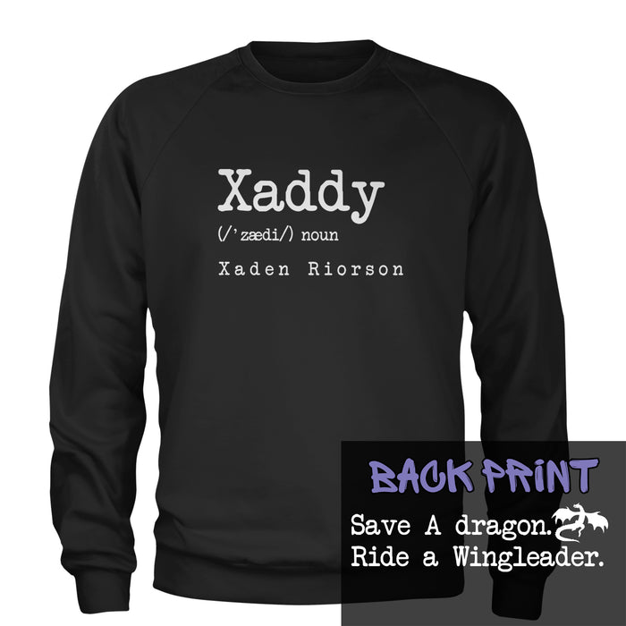 Xaddy Save A Dragon Ride A Wingleader Adult Crewneck Sweatshirt