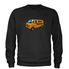 Bad Hombres Van West Chester Band Adult Crewneck Sweatshirt Black