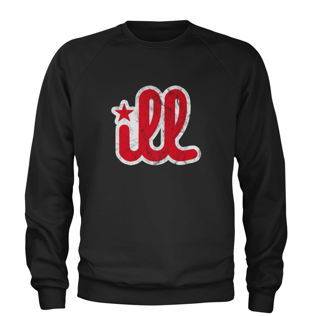 ILL Vintage It's A Philly Thing Adult Crewneck Sweatshirt Black
