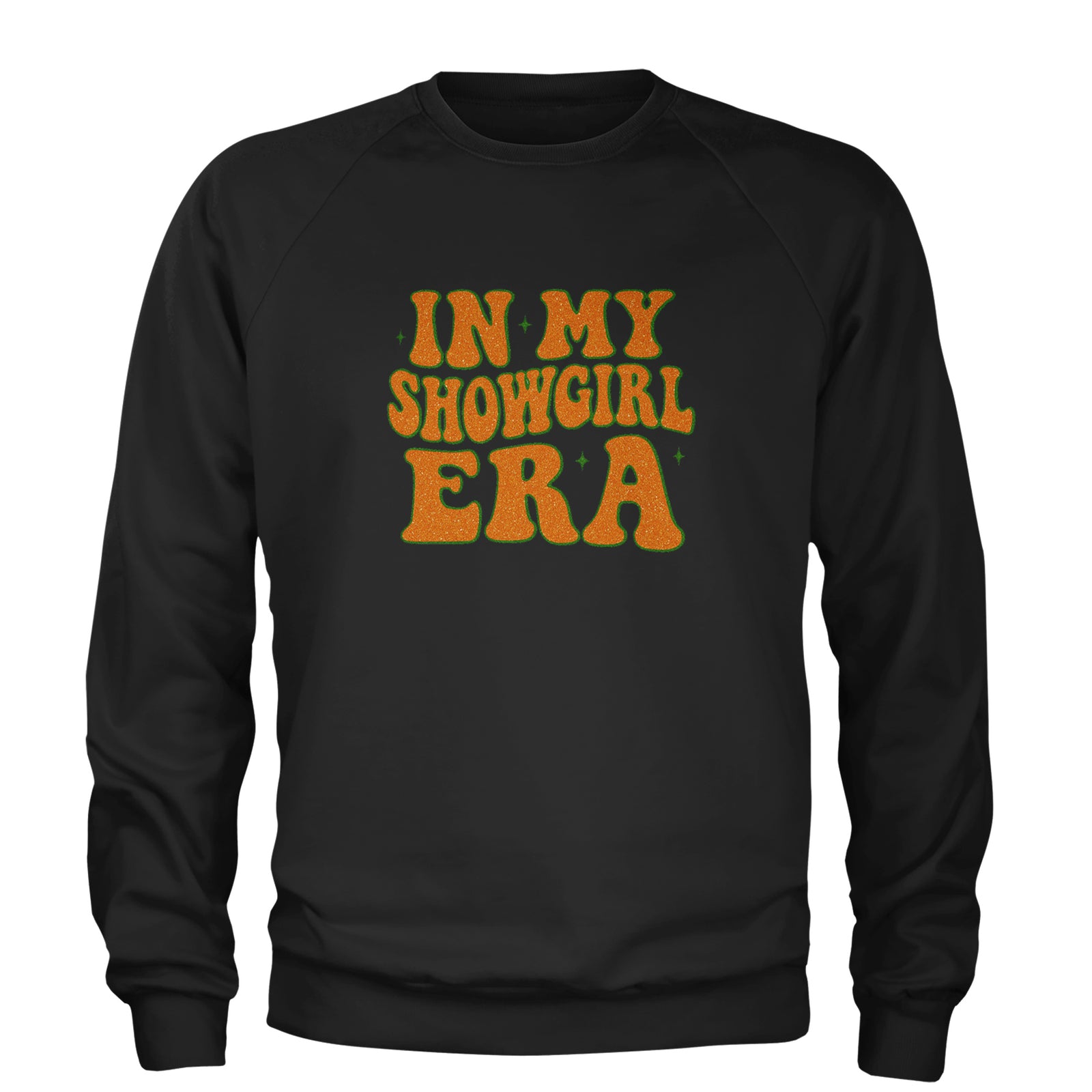 In My Showgirl Era Retro Adult Crewneck Sweatshirt Teal