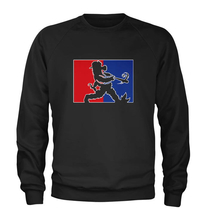 Batter Up Philly Baseball Phan Adult Crewneck Sweatshirt