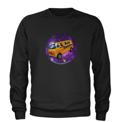 Bad Hombres Space West Chester Band Adult Crewneck Sweatshirt Black