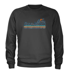 Gulf Of Mexico Established Year 1550 Adult Crewneck Sweatshirt Charcoal Grey
