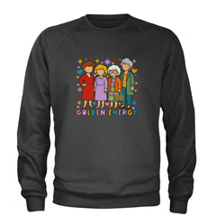 Golden Forever Golden Girls Adult Crewneck Sweatshirt Charcoal Grey