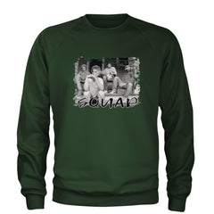 Squad Golden Girls Adult Crewneck Sweatshirt Forest Green