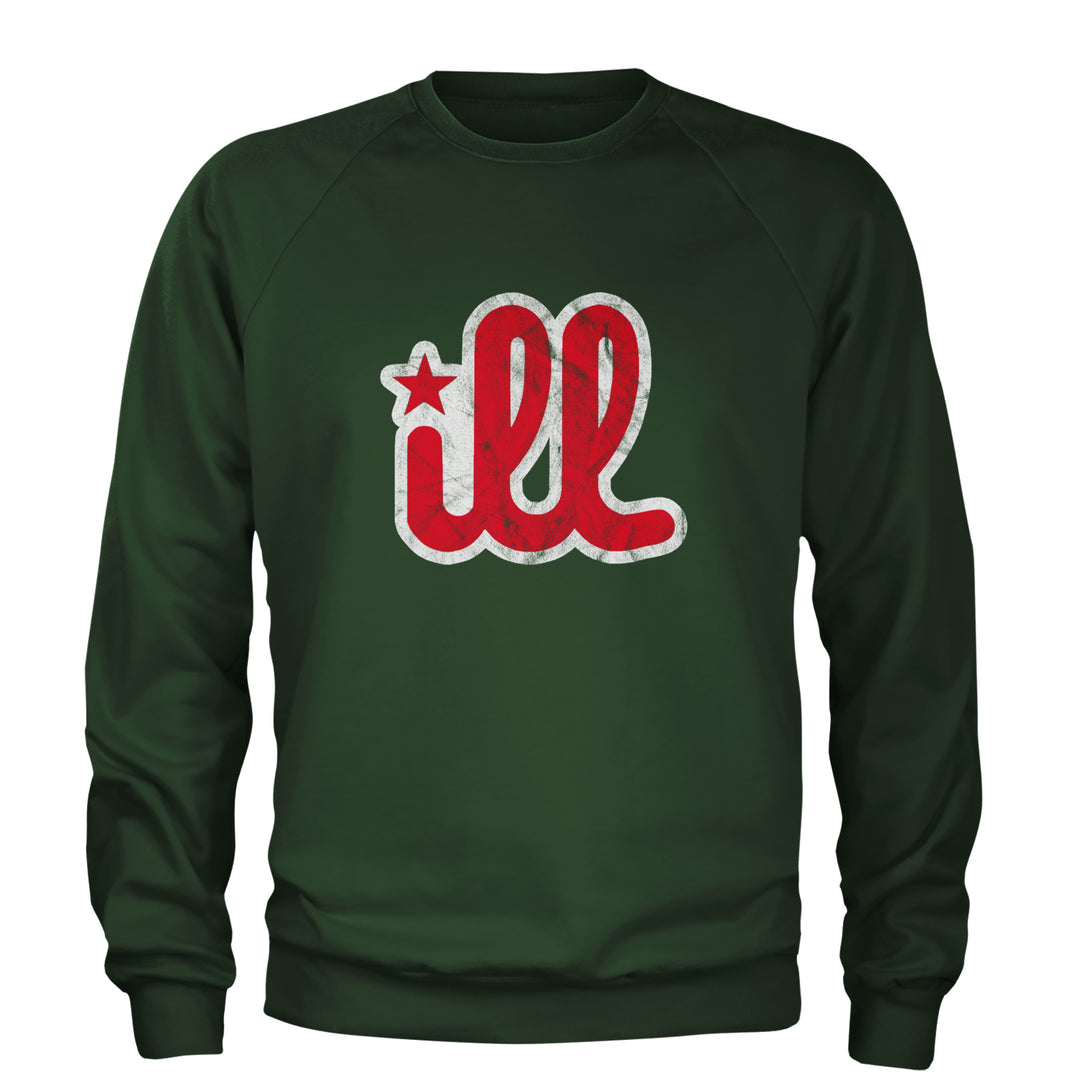 ILL Vintage It's A Philly Thing Adult Crewneck Sweatshirt Forest Green
