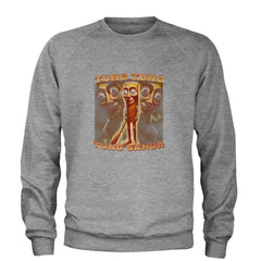 Tung Tung Tung Sahur Enforcer Adult Crewneck Sweatshirt Heather Grey