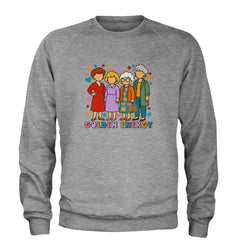 Golden Forever Golden Girls Adult Crewneck Sweatshirt Heather Grey