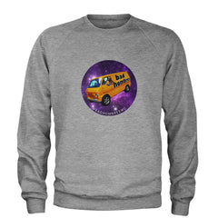 Bad Hombres Space West Chester Band Adult Crewneck Sweatshirt Heather Grey