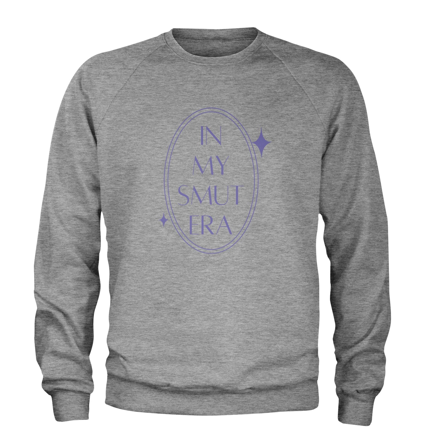 In My Smut Era Romantasy Adult Crewneck Sweatshirt Heather Grey