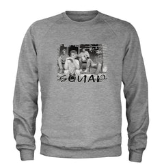 Squad Golden Girls Adult Crewneck Sweatshirt Heather Grey