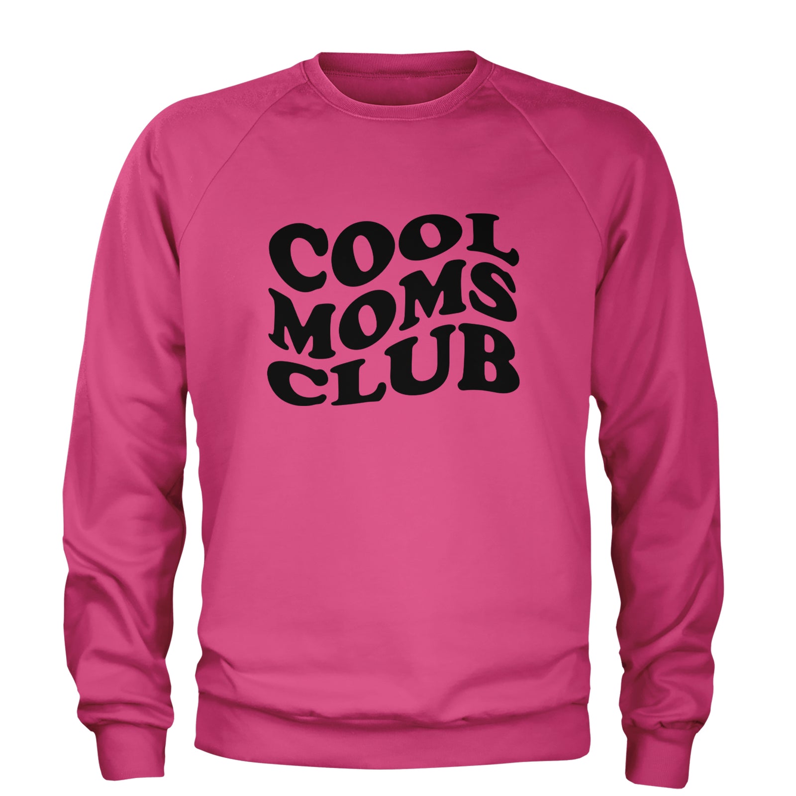 Cool Moms Club Mother Mama Adult Crewneck Sweatshirt Heather Grey