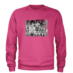 Squad Golden Girls Adult Crewneck Sweatshirt Hot Pink