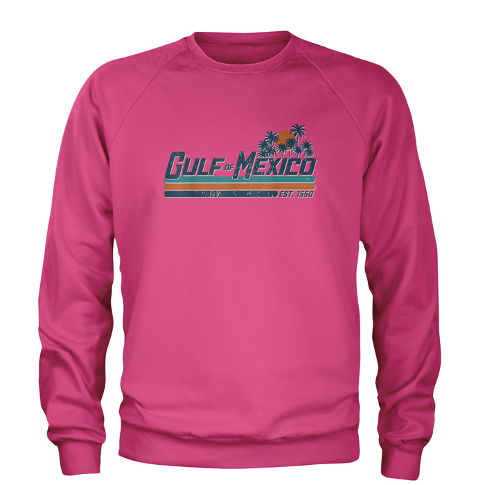 Gulf Of Mexico Established Year 1550 Adult Crewneck Sweatshirt