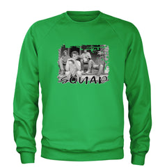 Squad Golden Girls Adult Crewneck Sweatshirt Kelly Green