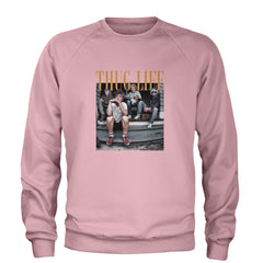 Golden Girls Thug Life Street Adult Crewneck Sweatshirt Light Pink