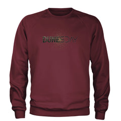 DunesDay Desert Apocolypse Adult Crewneck Sweatshirt Maroon