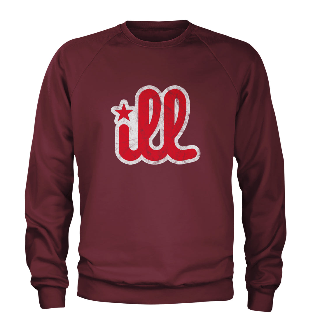 ILL Vintage It's A Philly Thing Adult Crewneck Sweatshirt Maroon