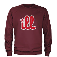ILL Vintage It's A Philly Thing Adult Crewneck Sweatshirt Maroon