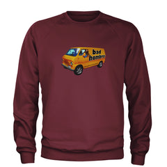 Bad Hombres Van West Chester Band Adult Crewneck Sweatshirt Maroon