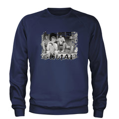 Squad Golden Girls Adult Crewneck Sweatshirt Navy Blue