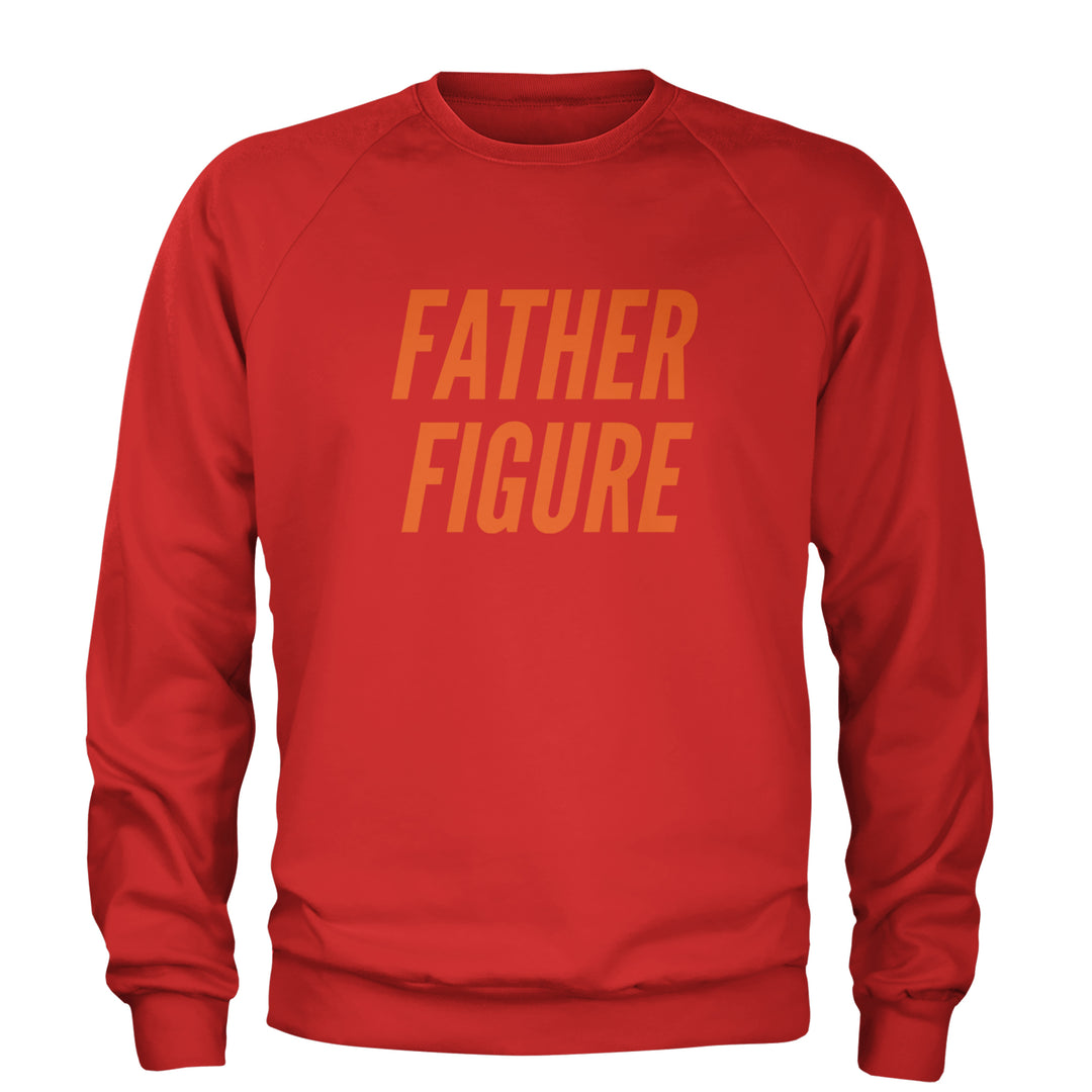 Father Figure Adult Crewneck Sweatshirt Red