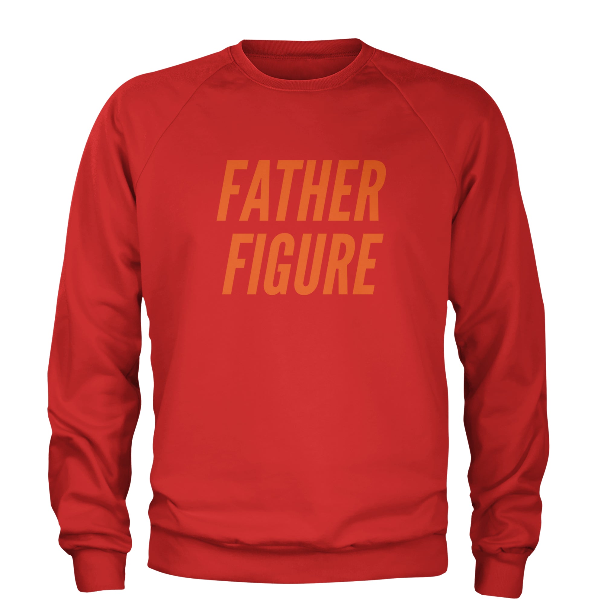 Father Figure Adult Crewneck Sweatshirt Red