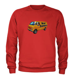 Bad Hombres Van West Chester Band Adult Crewneck Sweatshirt Red