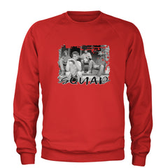 Squad Golden Girls Adult Crewneck Sweatshirt Red
