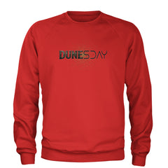 DunesDay Desert Apocolypse Adult Crewneck Sweatshirt Red