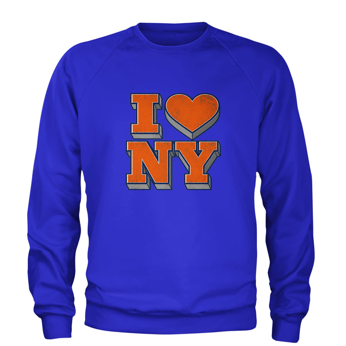 New York City Pride Heart Adult Crewneck Sweatshirt